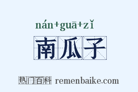 南瓜子是什么意思的图片